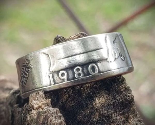 Quarter Ring | U.S. Quarter Coin Ring (1965–1998) | Coin Rings by Kai